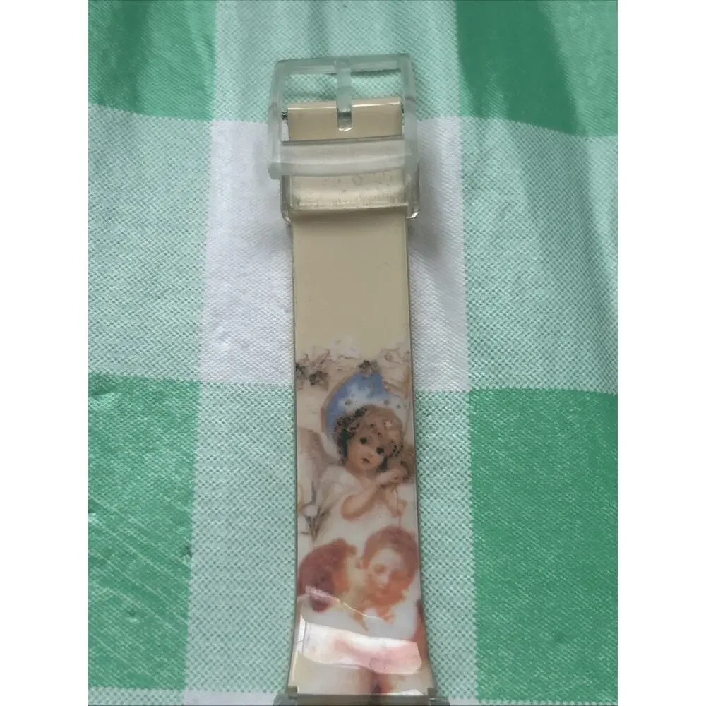 Geneva Acrylic Case “Angels” Women’s Quartz Watch